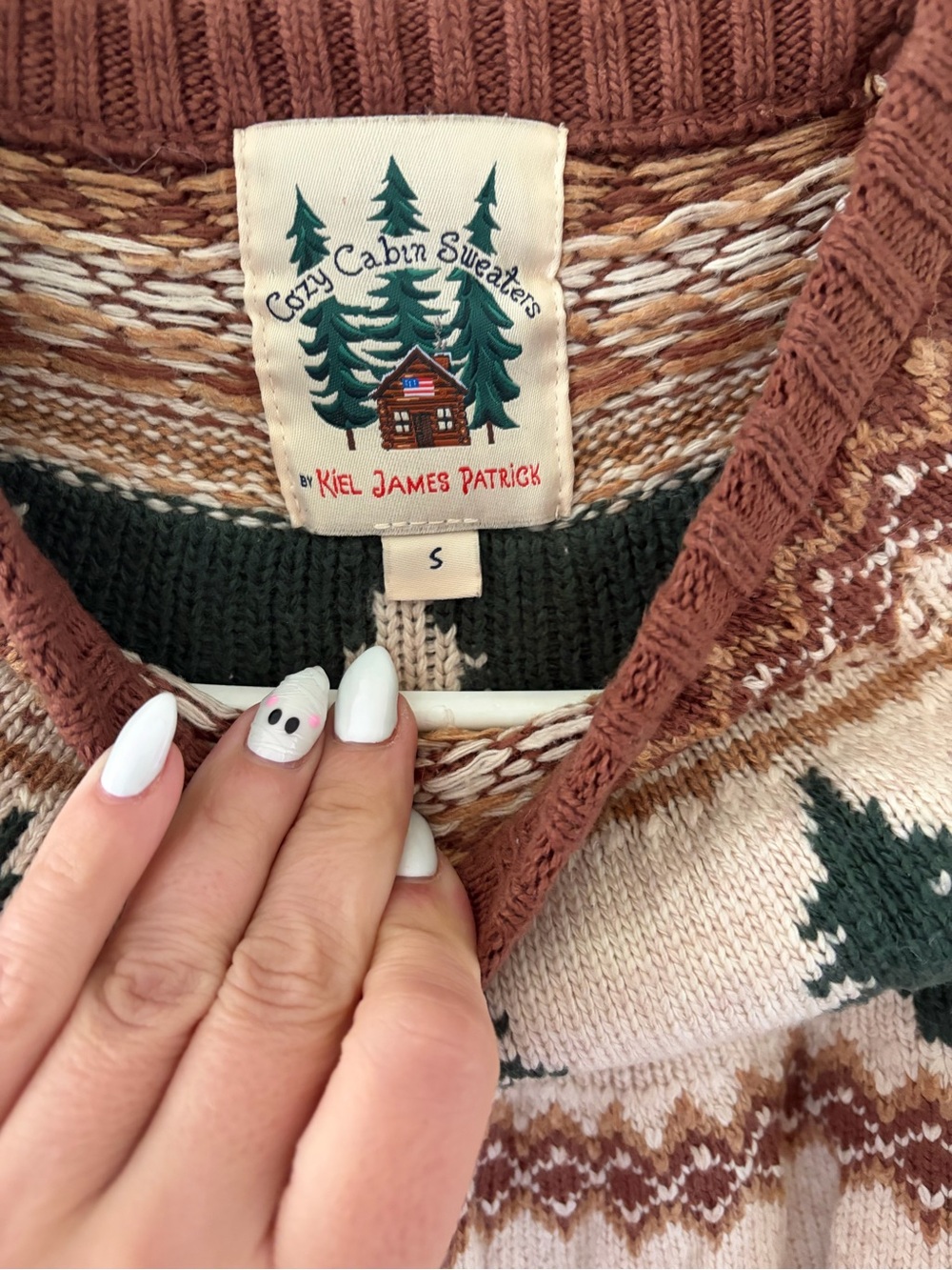 Kiel James Patrick Evergreen Trees Sweater - Picture 2 of 3